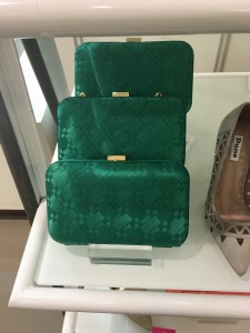 Rebecca Box Clutch Bag Green £35.00